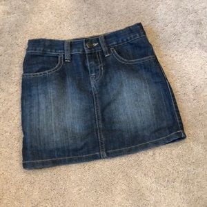Kids jean skirt